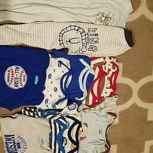 Baby boy onesies and pj